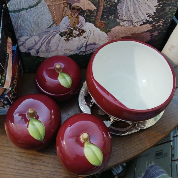 🍎RARE VINTAGE Apple  Fresh Temp-tations  Ovenware Serving Ware🍎Gift it. 🎁 - Picture 14 of 16